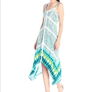 Green Dragon Paisley Tie Dye Lace Bustier